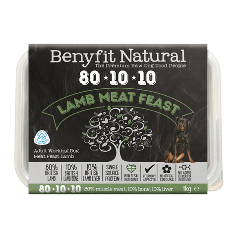 Benyfit Natural Lamb Meat Feast 80-10-10