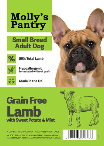 Molly's Pantry 50% Small Breed Lamb with Sweet Potato Kibble