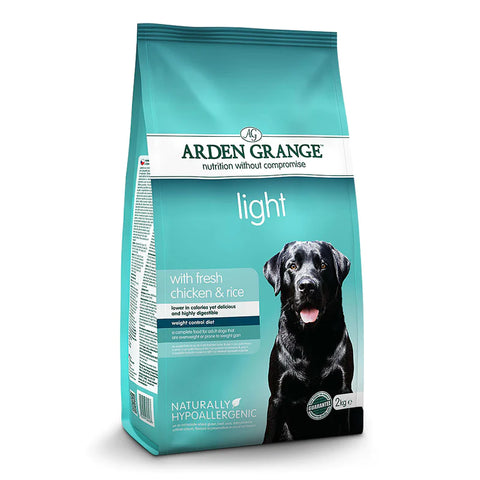 Arden Grange 2 x 12kg 2 Bag Deal Adult Dog Food Fresh Light Chicken & Rice