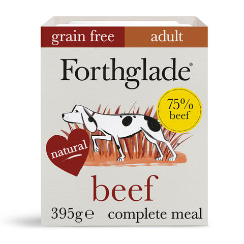 Forthglade Complete Adult Grain Free Beef with Sweet Potato & Veg 395g