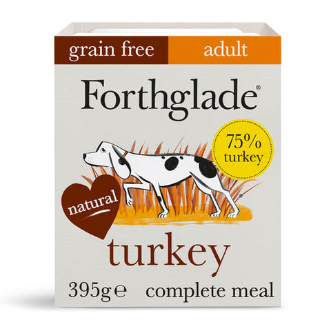 Forthglade Complete Adult Grain Free Turkey with Sweet Potato & Veg 395g