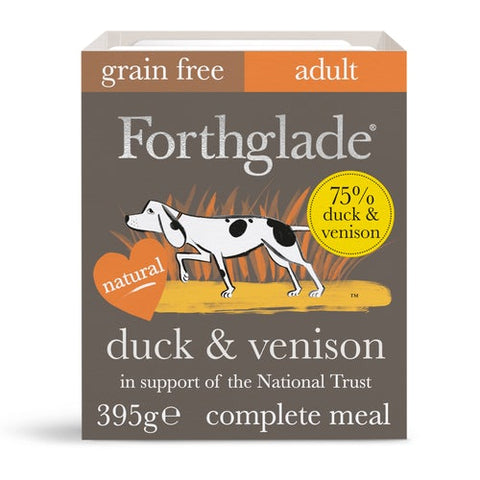 Forthglade Gourmet Adult Grain Free Duck & Venison 395g