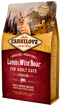 Carnilove Adult Cat - Lamb and Wild Boar
