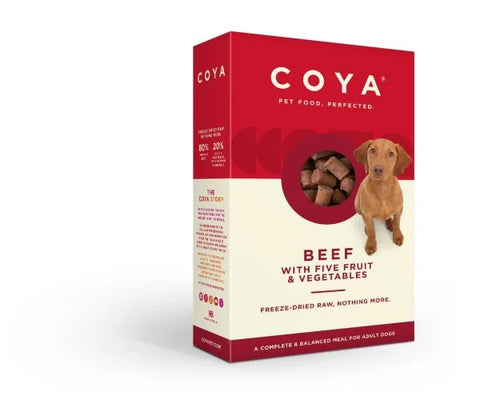 COYA Freeze Dried Raw Dog Food Beef with Fruit & Vegetables
