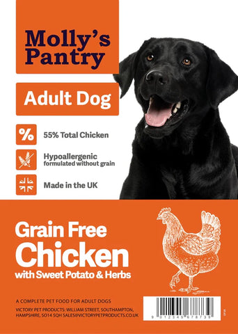 Molly's Pantry 55% Chicken with Sweet Potato Kibble