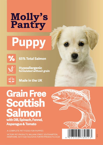 Molly's Pantry 65% Puppy Salmon Kibble