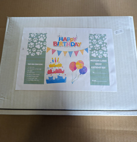 Birthday Treat Box Large