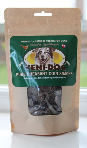 Veni-Dog Pure Pheasant Coin Snacks