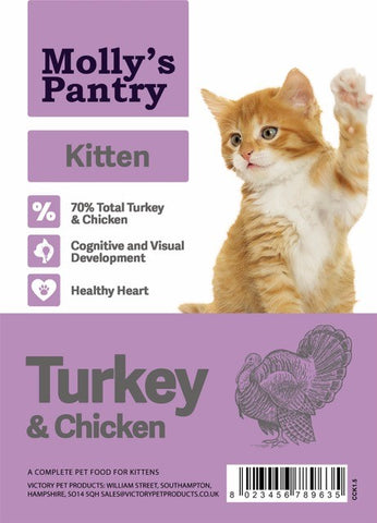 Molly's Pantry Kitten Food Turkey and Chicken