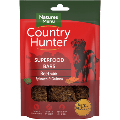 Country Hunter Superfood Bars Beef with Spinach and Quinoa
