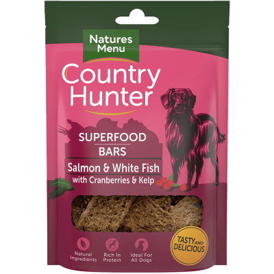 Country Hunter Superfood Bars Salmon and White Fish