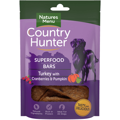 Country Hunter Superfood Bars Turkey with Cranberry and Pumpkin