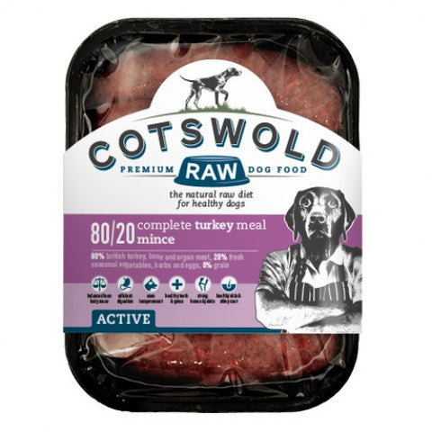Cotswold Raw Active 80/20 Turkey Mince