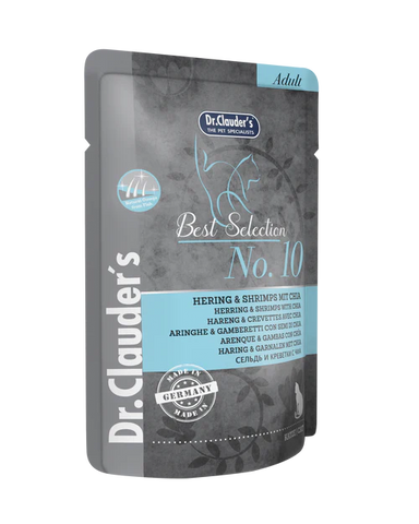 Dr Clauder's Best Selection No 10 Herring & Shrimp With Chia 85g