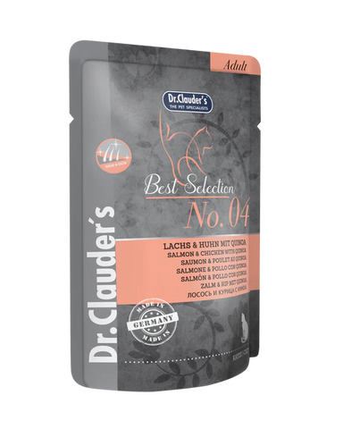 Dr Clauder's Best Selection No 4 Salmon & Chicken With Quinoa 85g