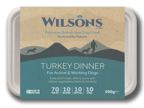 Wilsons Premium Raw Turkey Dinner