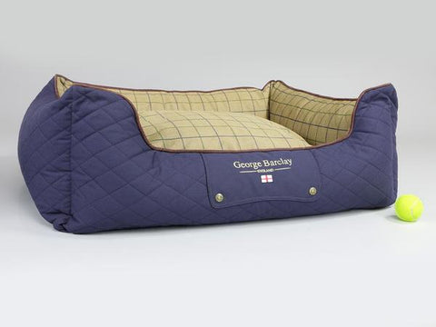 George Barclay Country Box Bed Midnight Blue Various Sizes