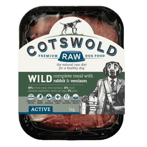 Cotswold Raw Active 80/20 Rabbit & Venison Mince