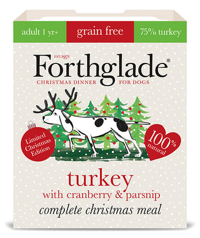 Forthglade Complete Adult Grain Free Turkey with Cranberry & Parsnip 395g