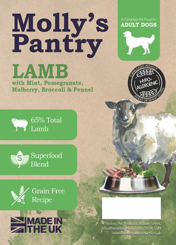 Molly's Pantry 65% Grass Fed Lamb Kibble