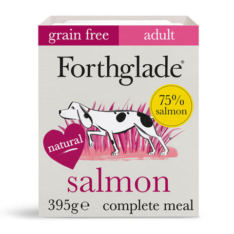 Forthglade Complete Adult Grain Free Salmon with Potato & Veg 395g x 18