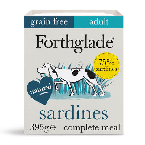 Forthglade Complete Adult Grain Free Sardine with Sweet Potato & Veg 395g x 1