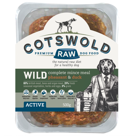 Cotswold Raw Active 80/20 Pheasant and Duck Mince