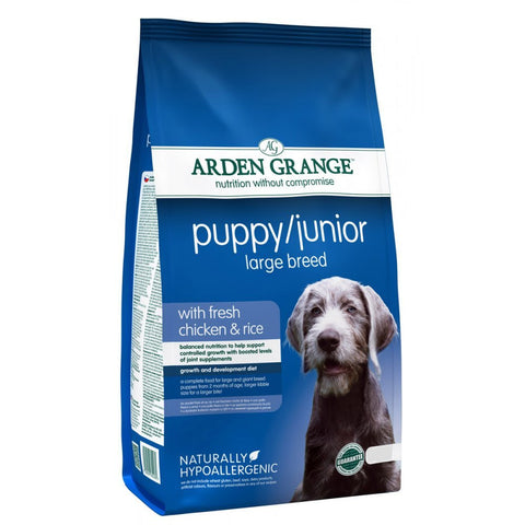 Arden Grange Dry Dog Food Puppy/Junior Large Breed Fresh Chicken & Rice