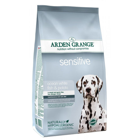 Arden Grange Adult Dry Dog Food Sensitive Ocean White Fish & Potato