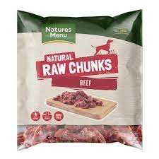 Natures Menu Raw Beef Chunks
