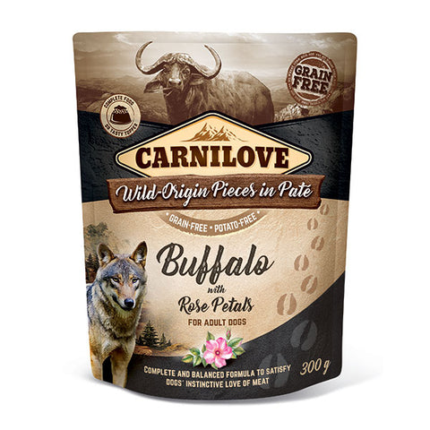 Carnilove Dog Buffalo With Rose Petals 300g