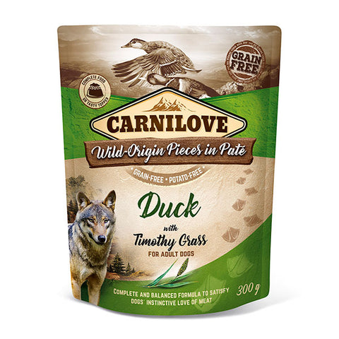 Carnilove Dog Duck With Timothy Grass 300g