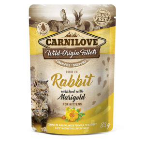 Carnilove Kitten Pouches Rabbit with Marigold 85g