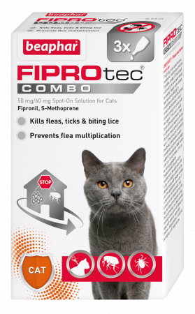 Beaphar FIPROtec COMBO Flea and Tick for Cats