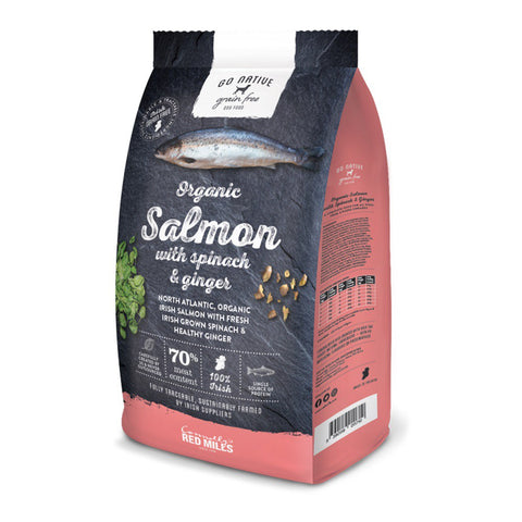 Go Native Organic Salmon with Spinach & Ginger