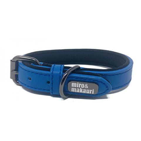 Miro & Makauri Milford Leather Collar Blue