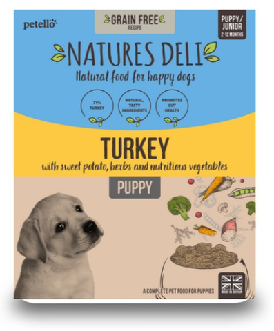 Natures Deli Grain Free Puppy Turkey 395g