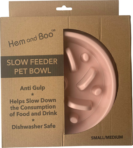 Hem and Boo Slow Feeder Dog Bowl